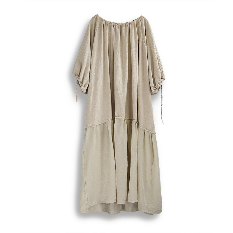 Vestido de lino Boho Breeze