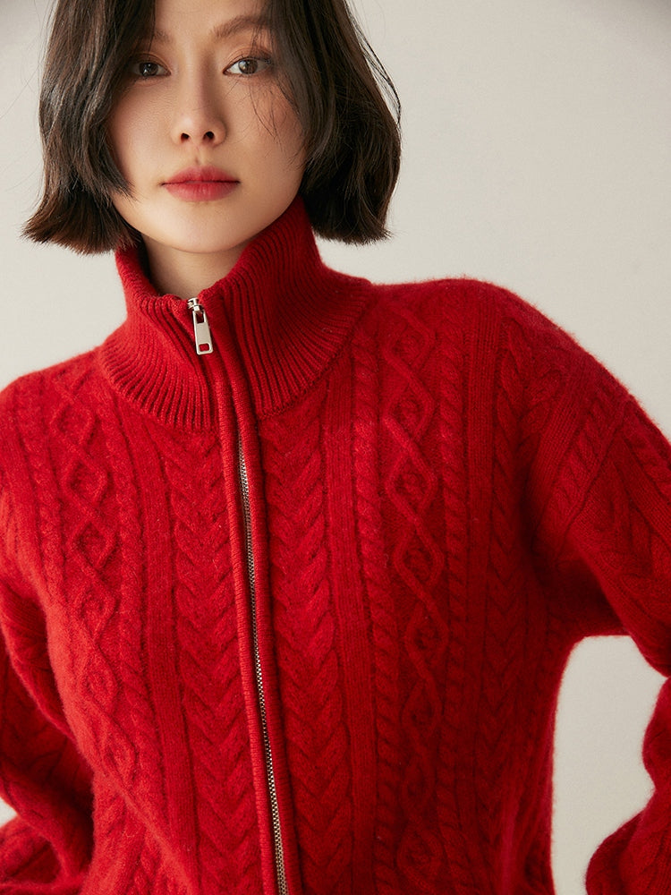 Cárdigan de mezcla de cachemira Heritage