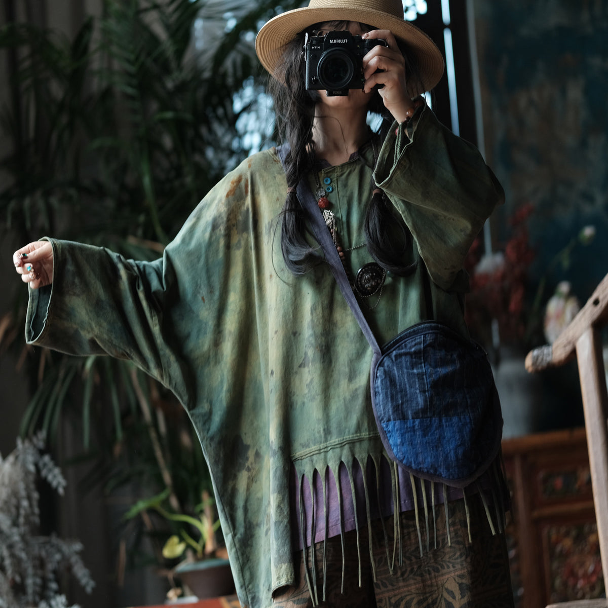 Nomad Drift Tie-Dye Cotton Tunic
