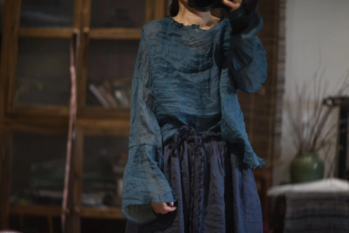 Blusa con volantes Rami