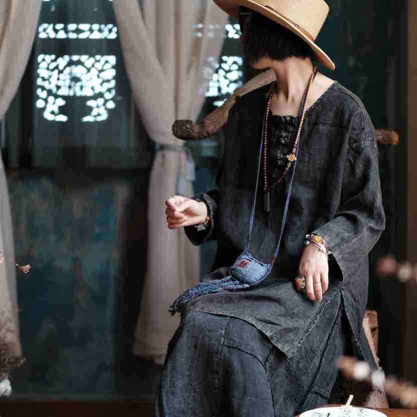 Women's Oversized Vintage Breeze Linen Shirt – Lightweight and Breathable