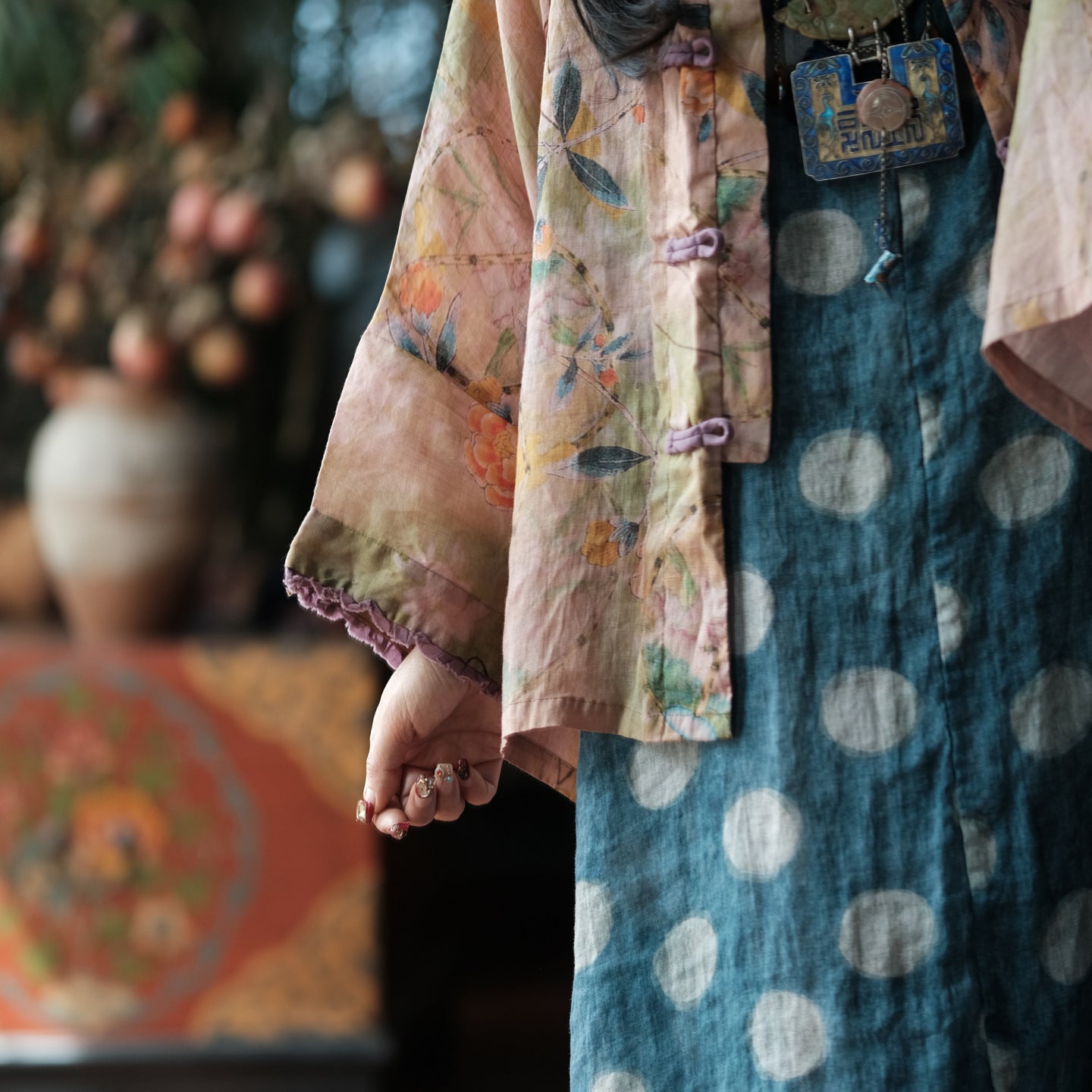 Blush Garden Ramie Jacket