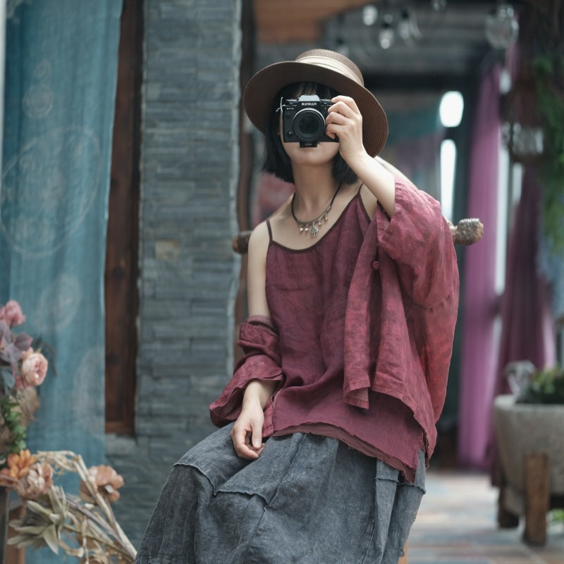 Blusa de tiras Vintage Bloom