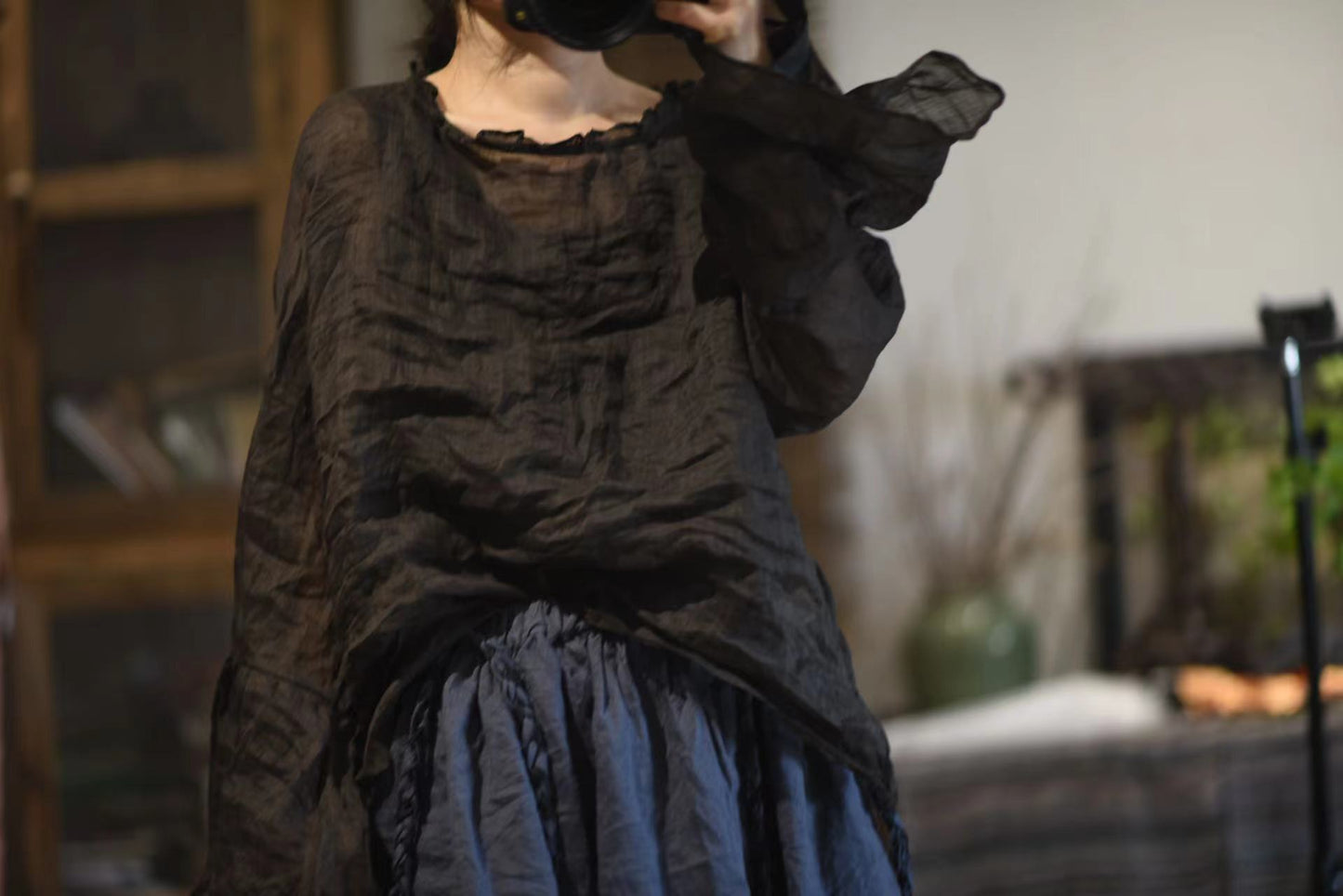 Blusa con volantes Rami