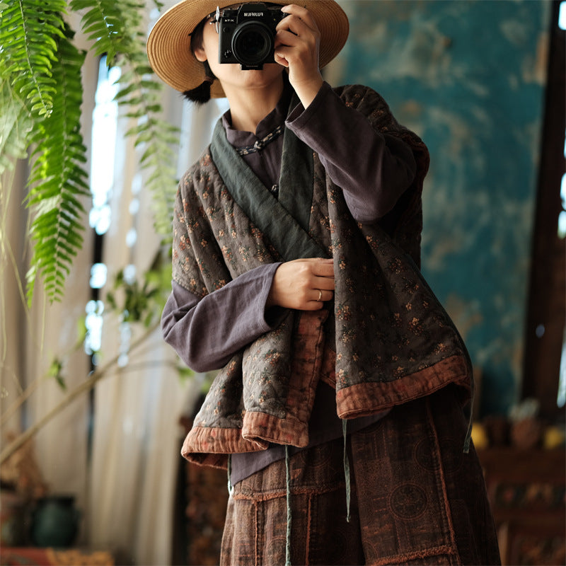 Chaleco cruzado vintage Daisy