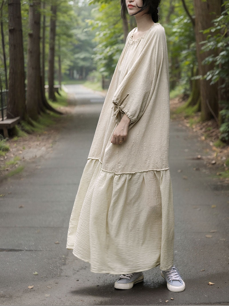 Vestido de lino Boho Breeze