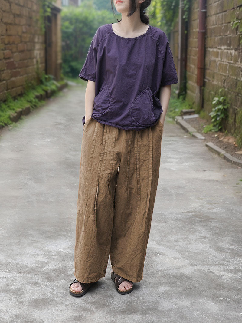 Pantalones plisados Breeze Comfort