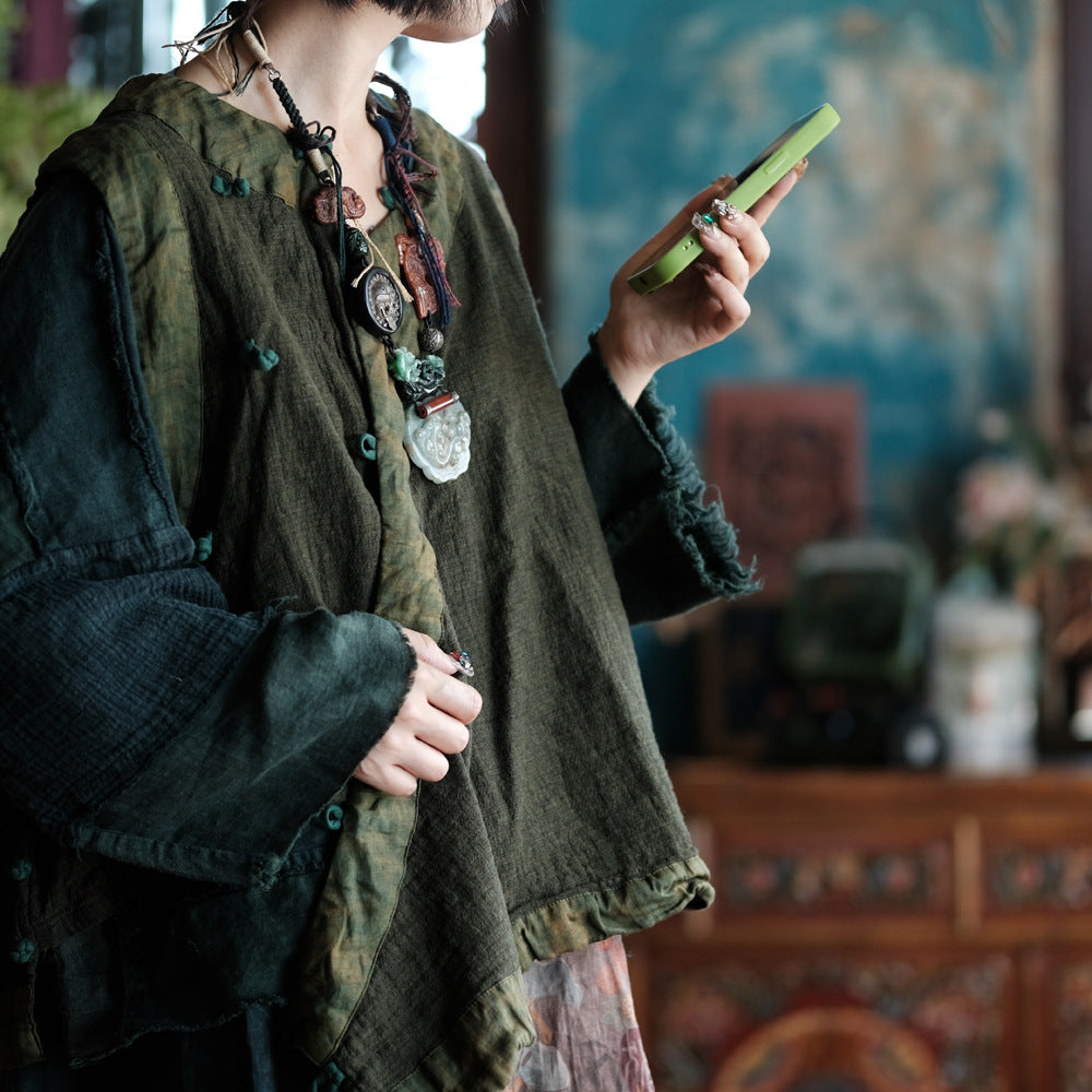 Forest Heritage Linen Vest