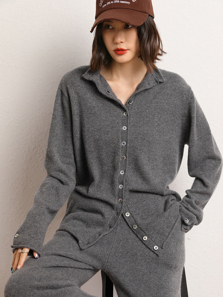 Cárdigan de lujo de cachemira