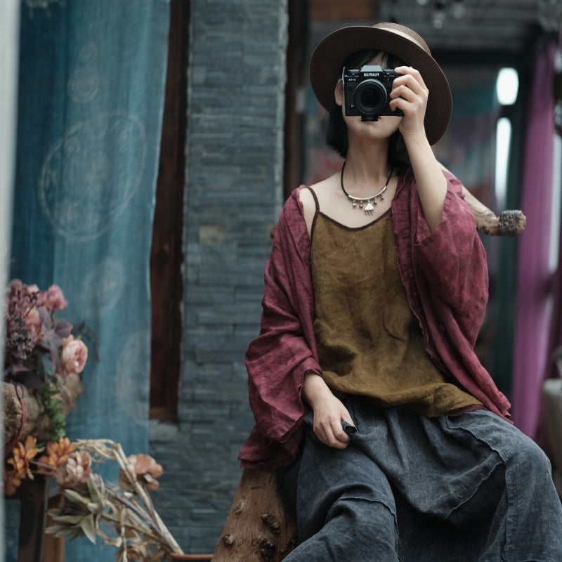 Blusa de tiras Vintage Bloom