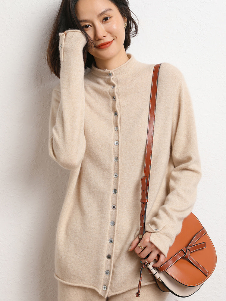 Cárdigan de lujo de cachemira