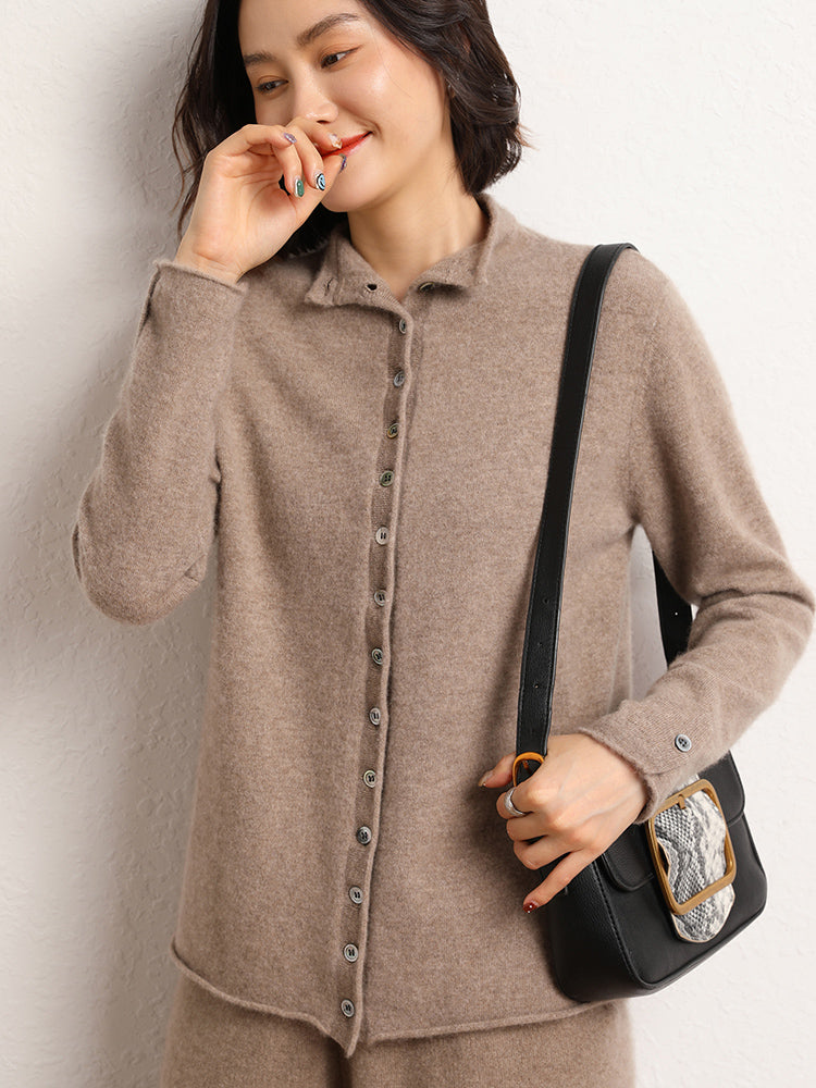 Cárdigan de lujo de cachemira