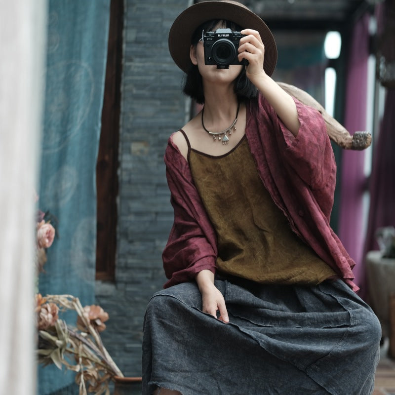 Blusa de tiras Vintage Bloom