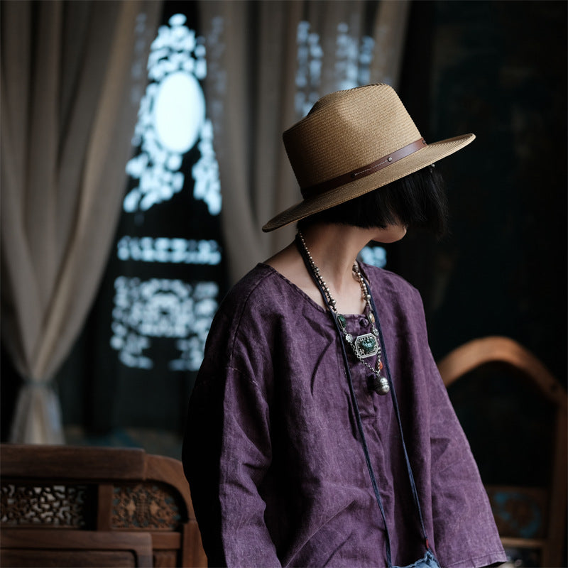 Women's Oversized Vintage Breeze Linen Shirt – Lightweight and Breathable
