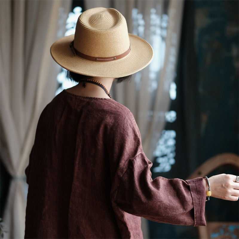 Women's Oversized Vintage Breeze Linen Shirt – Lightweight and Breathable