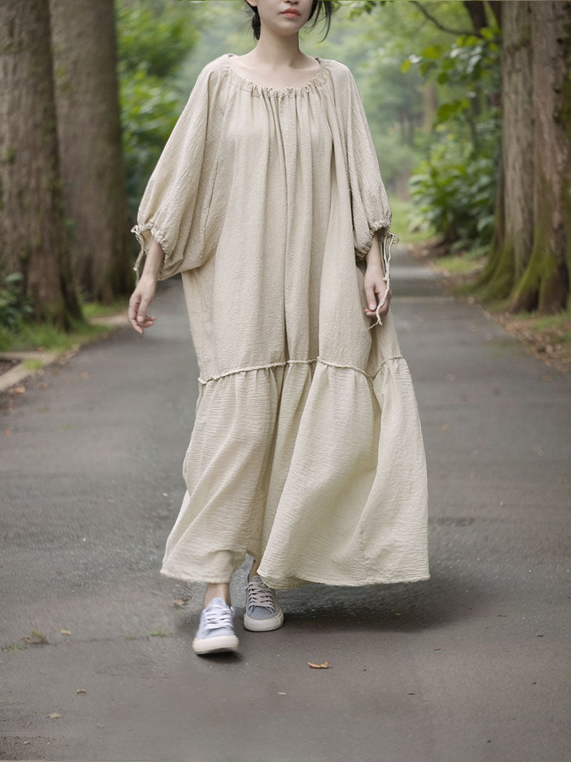 Vestido de lino Boho Breeze