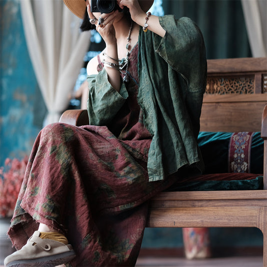 Falda de lino Vintage Breeze