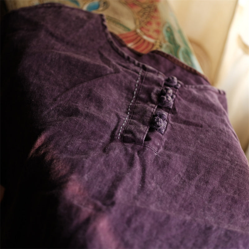 Women's Oversized Vintage Breeze Linen Shirt – Lightweight and Breathable