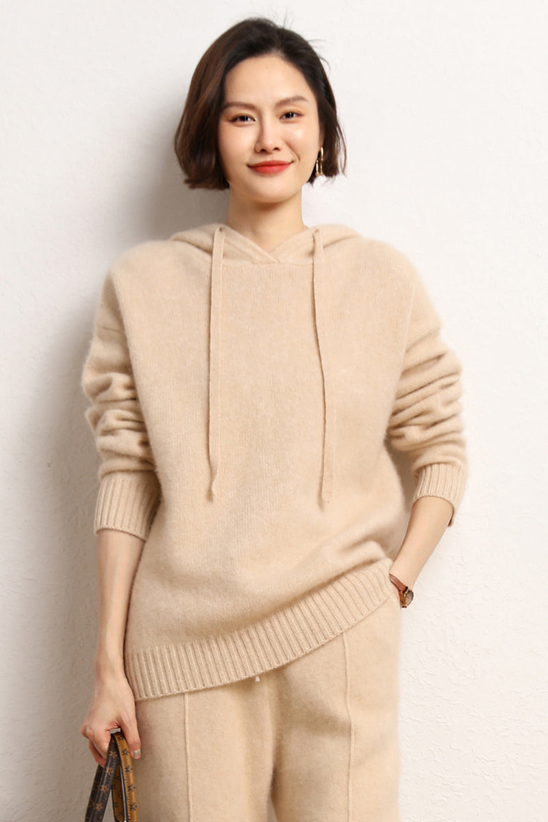 Conjunto de cachemira suave y lujoso