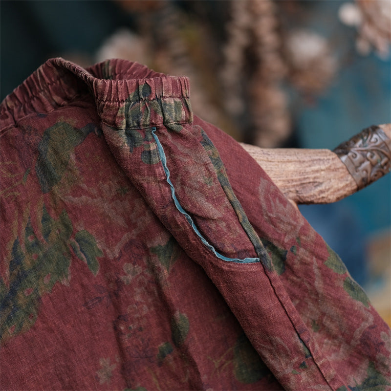 Falda de lino Vintage Breeze