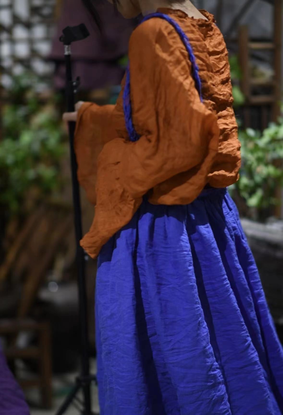 Blusa con volantes Rami