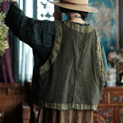 Chaleco de lino Forest Heritage