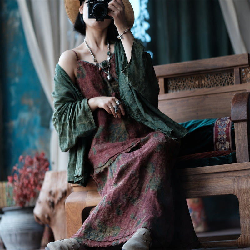 Falda de lino Vintage Breeze