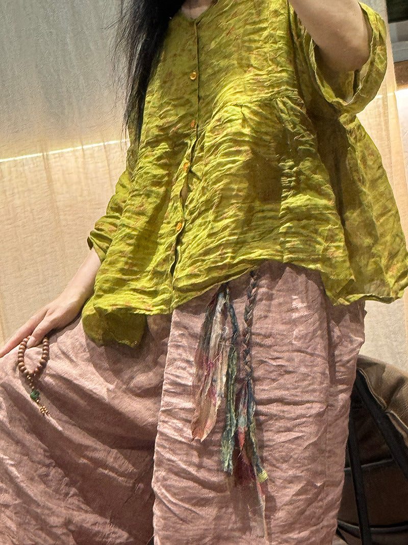 Blusa de ramio Vintage Breeze