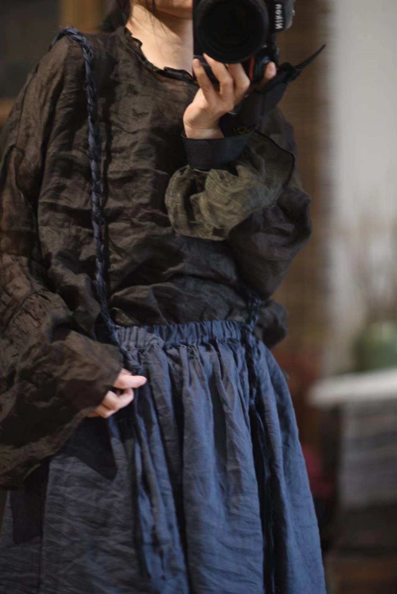 Blusa con volantes Rami