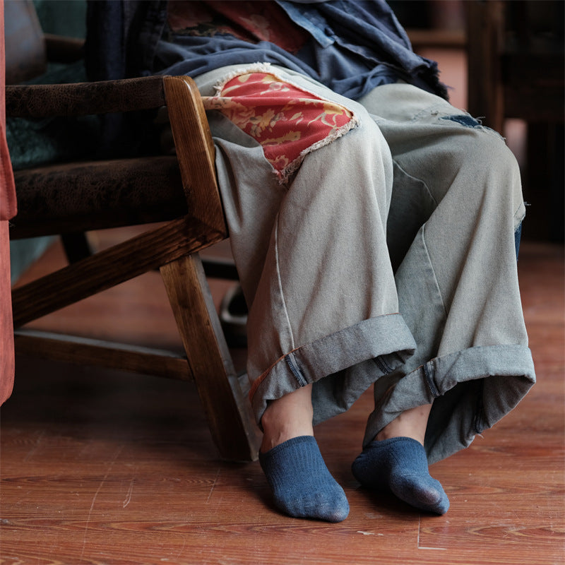 Pantalones vaqueros de patchwork Vintage Bloom