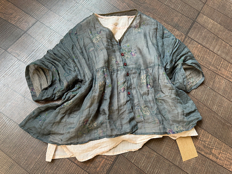 Blusa de ramio Vintage Breeze