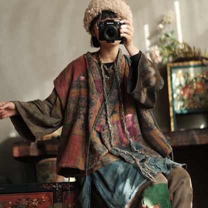 Meadow Relic Floral Cotton Vest