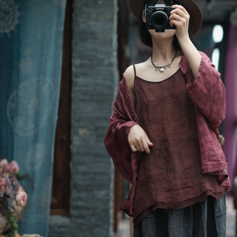 Blusa de tiras Vintage Bloom