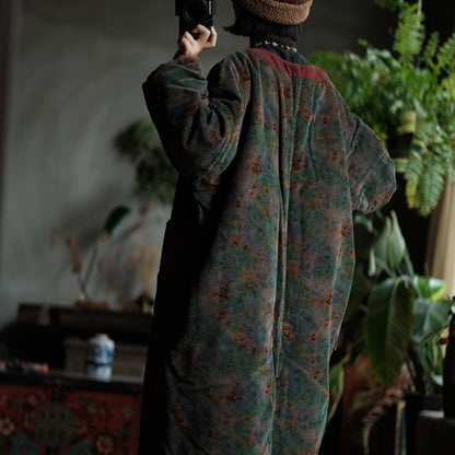 Fernwood Floral Corduroy Parka