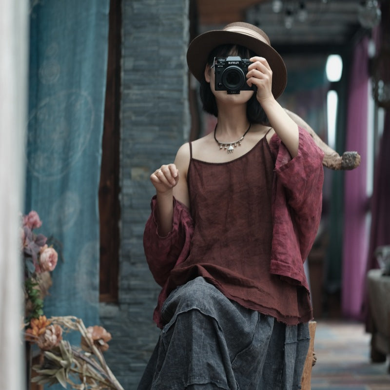 Blusa de tiras Vintage Bloom