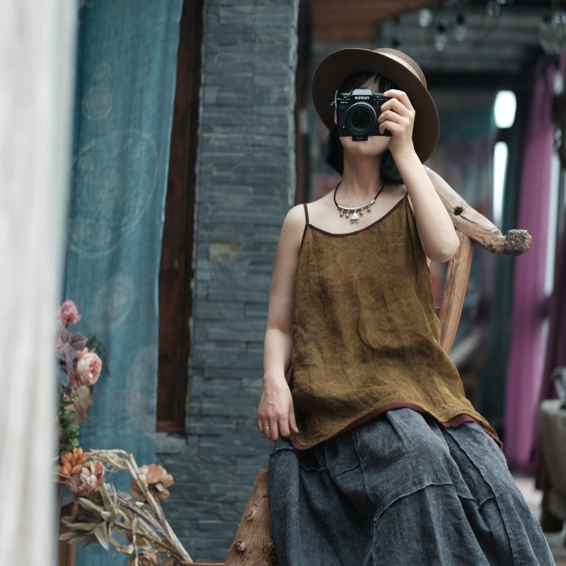 Blusa de tiras Vintage Bloom