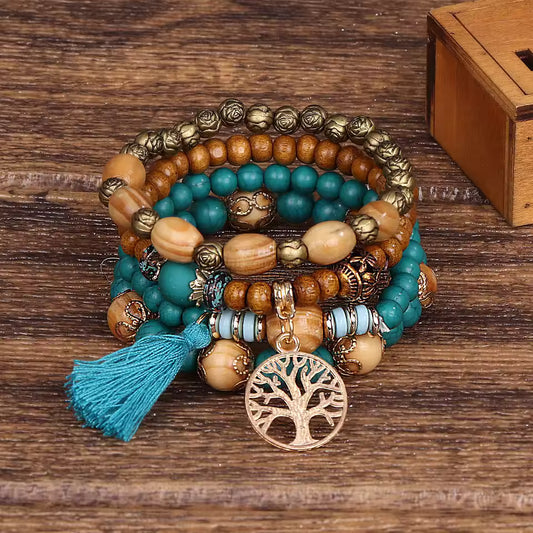 Pulsera multicapa Bohemian LifeTree
