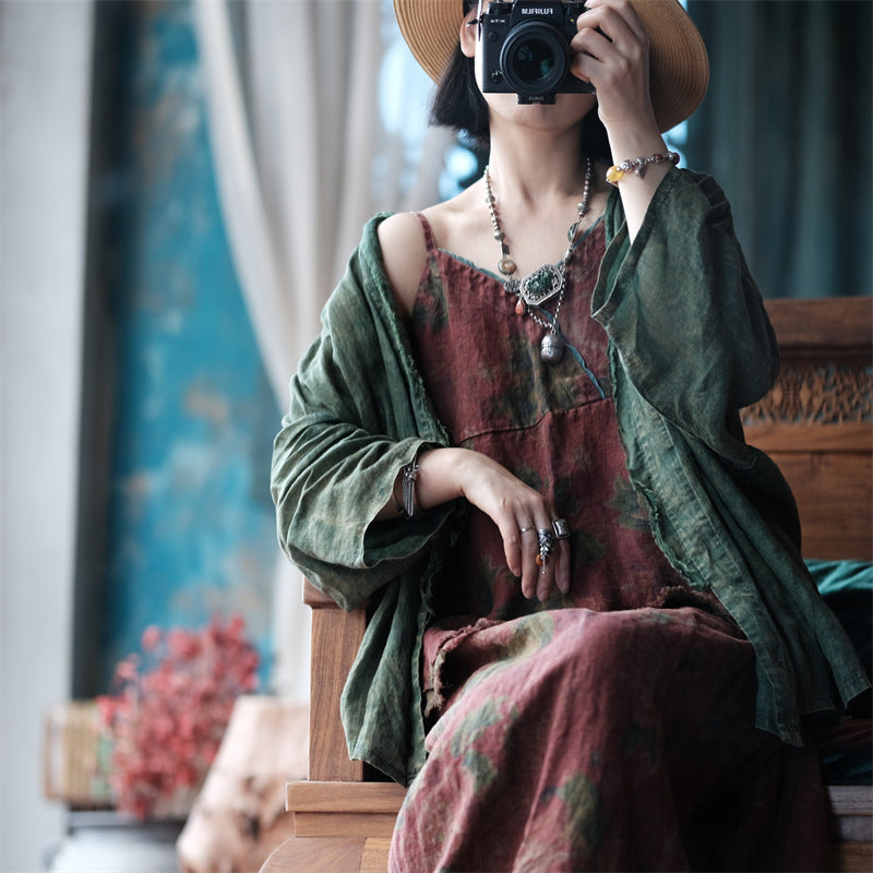 Camisola de lino Vintage Breeze