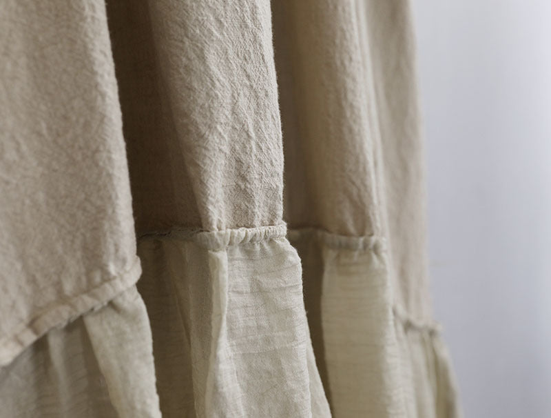 Vestido de lino Boho Breeze