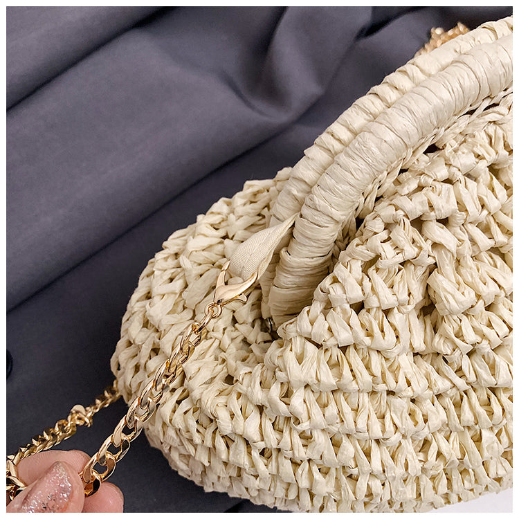 Bolso bandolera de paja tejida Palma