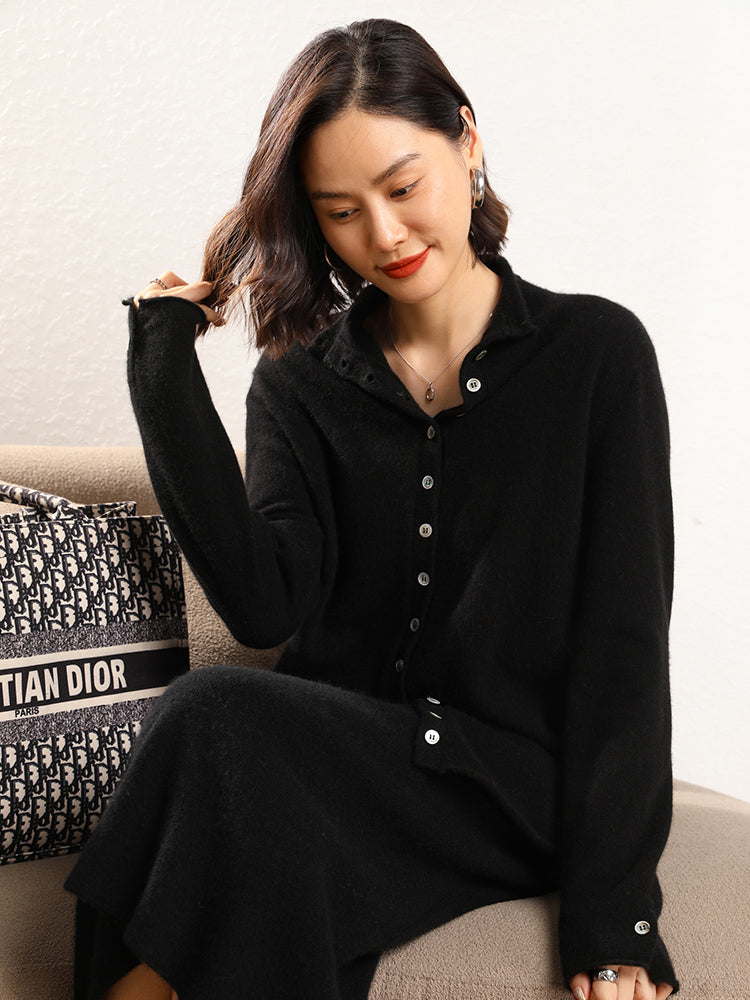 Cárdigan de lujo de cachemira