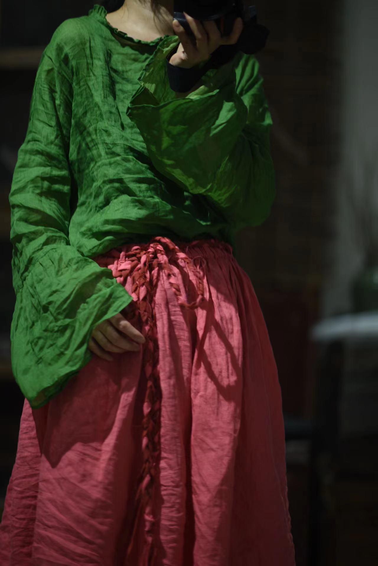 Blusa con volantes Rami