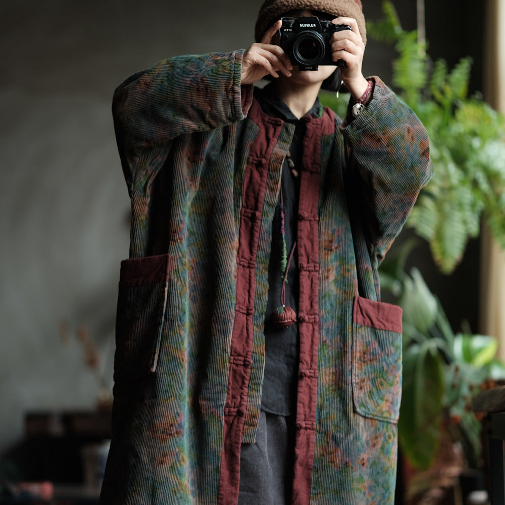 Fernwood Floral Corduroy Parka