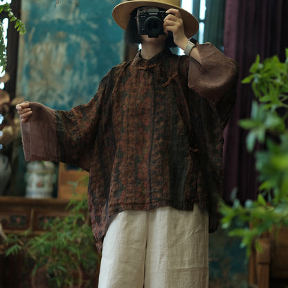 Blusa vintage de ramio Earth
