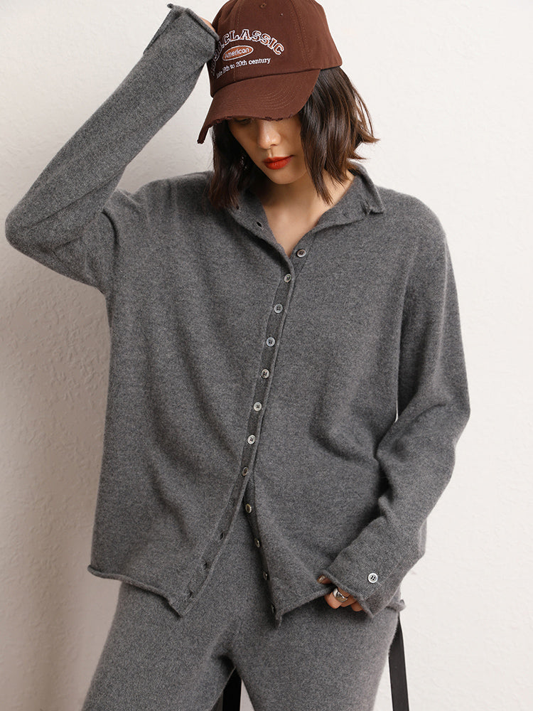 Cárdigan de lujo de cachemira