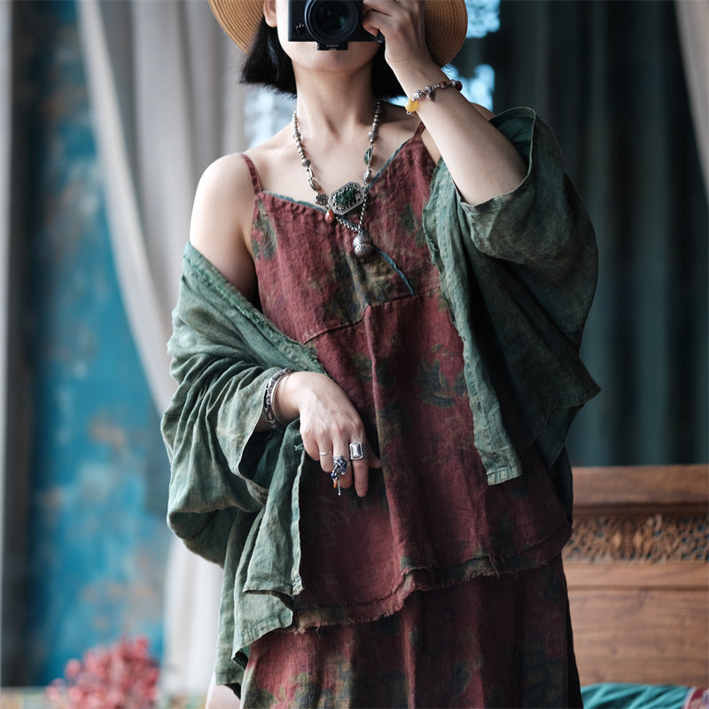 Camisola de lino Vintage Breeze