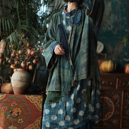 Aoi Vintage Floral Cotton Kimono
