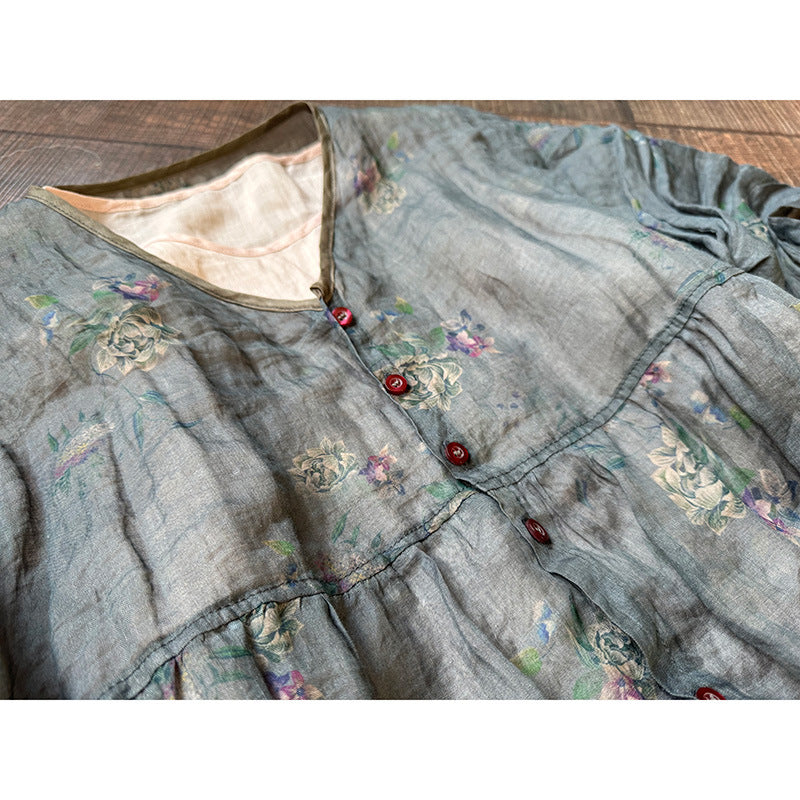 Blusa de ramio Vintage Breeze