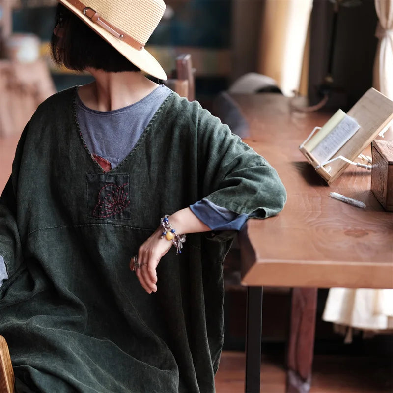 Vestido túnica vintage Aura