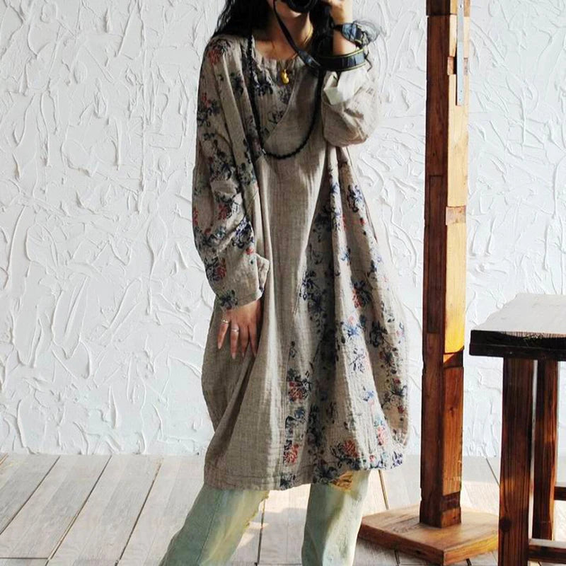 Vestido túnica Floral Breeze